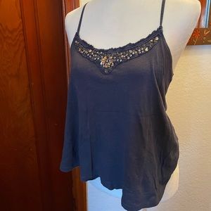 3 for $25 🛍️⭐️ A&E jewel top tank in navy 😃
